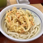 Nakau - 朝かき揚げうどん280円