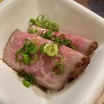 sakesobanakaya - 瑞穂牛のローストビーフ