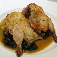 レストラン アラジン - Déjeuner B：メインディッシュ（鶉の詰め物ロースト・カレー風味ソース）