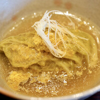 京味 もと井 - 温物　ロールキャベツ 針生姜 カラスミ