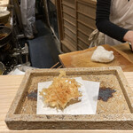 日本橋 蕎ノ字 - 桜えびかき揚げ