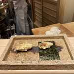 日本橋 蕎ノ字 - 牡蠣（塩orレモン）