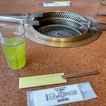 焼肉レストラン　鶴松 - ドリンクと初期セット☆2/26