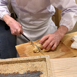 日本橋 蕎ノ字 - 白子・揚げ立てをサクッ！