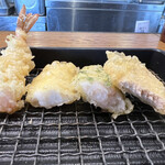 魚がし天ぷら 魚天 - 魚系天ぷら　断面図