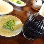 仁亭 - <'13/01/21> かきフライにはこのコンビがお勧めだそうです