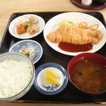 あほだら亭 - あほだら亭、不動の１番トンカツ定食です。