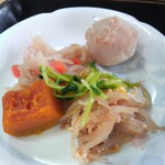 あほだら亭 - 小皿で色々盛り合わせ。