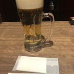 一蘭 - 生ビール　580円
