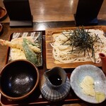 Maru yoshi - 天ざる蕎麦。