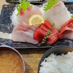 横須賀ビール - 地魚　刺し身定食