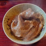 松阪 海津 - 一枚は焼いて砂糖、醤油のみの味付けで食す