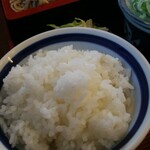 やぶ廣 - 白飯