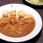 CoCo壱番屋 - フライドチキンカレー4辛+フライドチキン