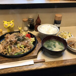 本場 四国村 - 焼きうどん定食750円（税込）　※日替り定食