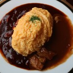 M＆C Cafe - 早矢仕とカレーの2色オムライス