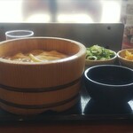 丸亀製麺 - 釜揚げうどん (税込)290円 ※正面から (2022.02.27)