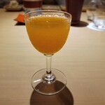 富小路 やま岸 - オレンジジュース