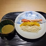 富小路 やま岸 - 焼き蟹 白菜 素麺 蟹味噌だれ