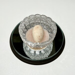 Yama  - 蕗の薹と白苺のソルベ