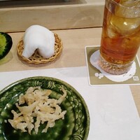 鮨いずみ - 三重県産白魚揚げ