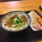 セルフうどん 天狗 - カレーうどんと揚げ物