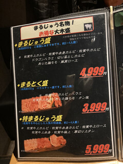 炭火焼肉　まるじゅう - 