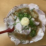 ラーメン２国 - 料理写真:チャーシュー麺ニンニクトッピング