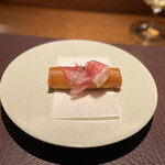 アカ - 生ハムクリームコロッケ春巻