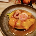 和心 かぎり - 丸茄子と合鴨旨煮