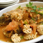 キュイジーヌR - ホウボウの白子トマトソース２０１３，１