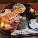 すし処ひしの木 - 本日の船橋市場丼（1500円）
