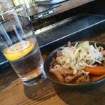 いせや総本店 - 焼酎お湯割り＆もつ煮込み～♪