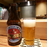 京味 もと井 - 最初はビール