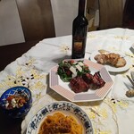 THE CELLAR - 今宵の食卓①パスタのお皿は懐かしのミングトゥリー