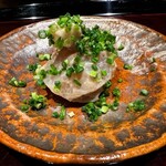 御幸町 田がわ - 八寸、カワハギ肝和え