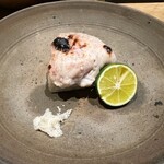 御幸町 田がわ - 河豚の白子やき