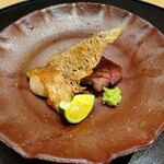 是しん - 和牛ソテーとのど黒