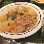 旬菜ダイニング らかんか - 豚肉とたっぷり野菜のしょうが煮込