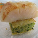 ビオディナミコ - 前菜盛合せ：赤海老のマリネとスペルト小麦、仔牛のカルピオーネ、バターナッツかぼちゃと紅くるり大根、仔羊のミンチとじゃが芋、帆立のソテーとブロッコリーのスファリナータ、蛸と根セロリ、プロシュート6