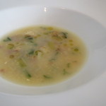 ビオディナミコ - パパロット：生ハムとキャベツ、ほうれん草のスープ、フェンネルの香り2