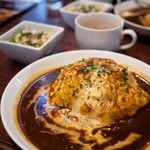 ブラウンシュガーカフェ - ブラウンシュガーカフェ　幸福の黄金オムライス