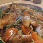 鳥ひで - かた焼きそば