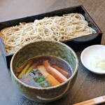 季節のおすすめ【筍と鴨のつけ汁そば】