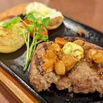 Biggu Bo-I - 大俵ハンバーグと焼き野菜～ごろごろにんにくガーリックソース～ 1,078円