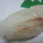 大平寿司 - 鯛のにぎり！旨そうでっしゃろん♪食べた記憶がございませんが・・・