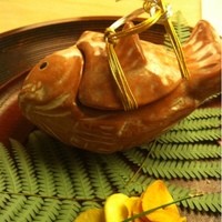 懐石料理 桝田 - 鯛の器、蓋を開けると