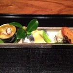 ナマコ、イワシ、酒粕、カラスミ