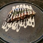 鉄板焼さざん - 小さなお好み焼き