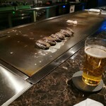 鉄板焼さざん - 活きの良さがわかります